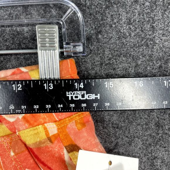 Daily Practice Anthropologie Shorts Women's Extra Small Orange Print Lounge - Picture 5 of 11